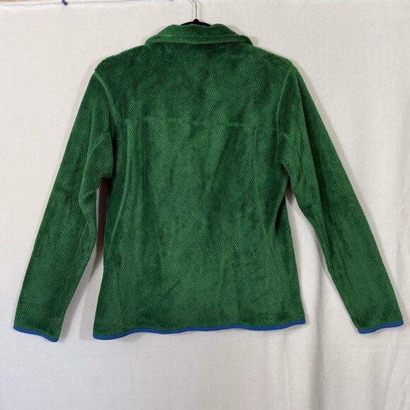 Patagonia Re-Tool Snap-T Kelly Green Outdoor Gorpcore Pullover Fleece Women's M - Picture 2 of 11